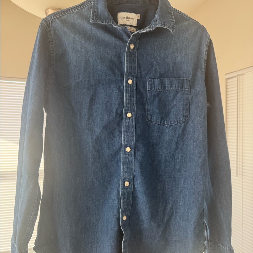 Goodfellow & Co Blue Casual Button Down Shirt